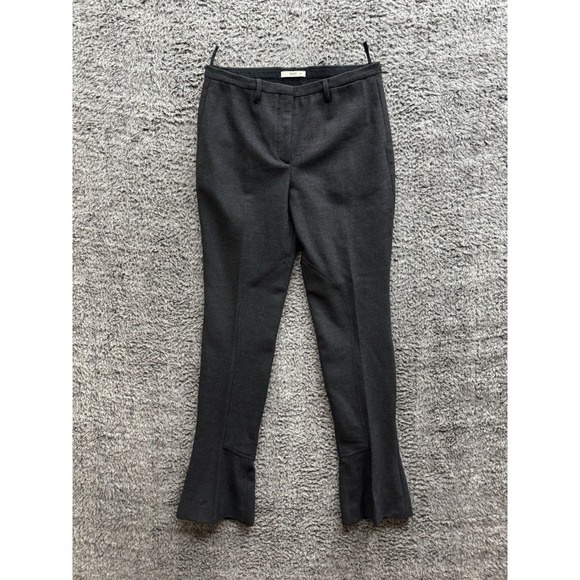 PRADA Women's 44 Virgin Wool Equestrian‎ Riding Pants Made In Italy Gray - Picture 1 of 13